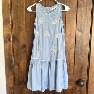 Zara Kids Beaded Satin Effect Dress, size 11-12